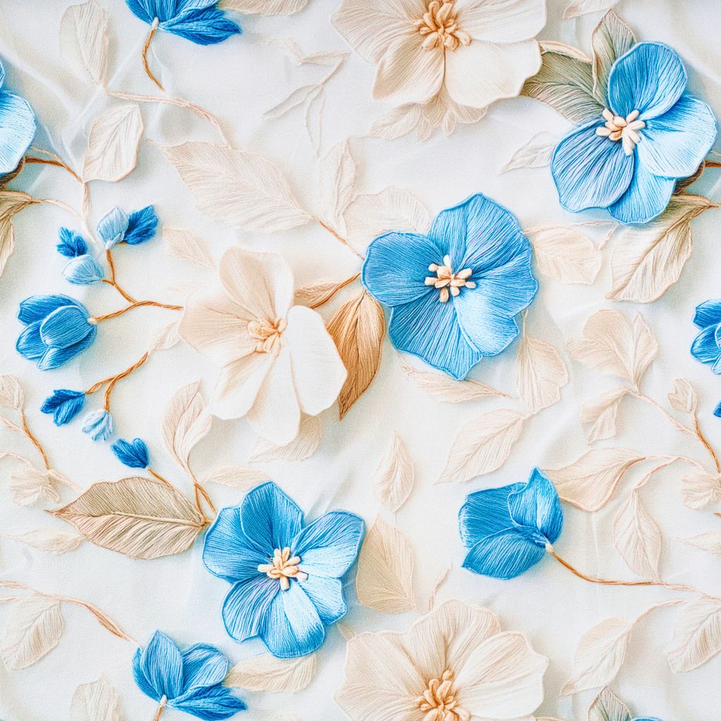 Chantilly 3D Blooms