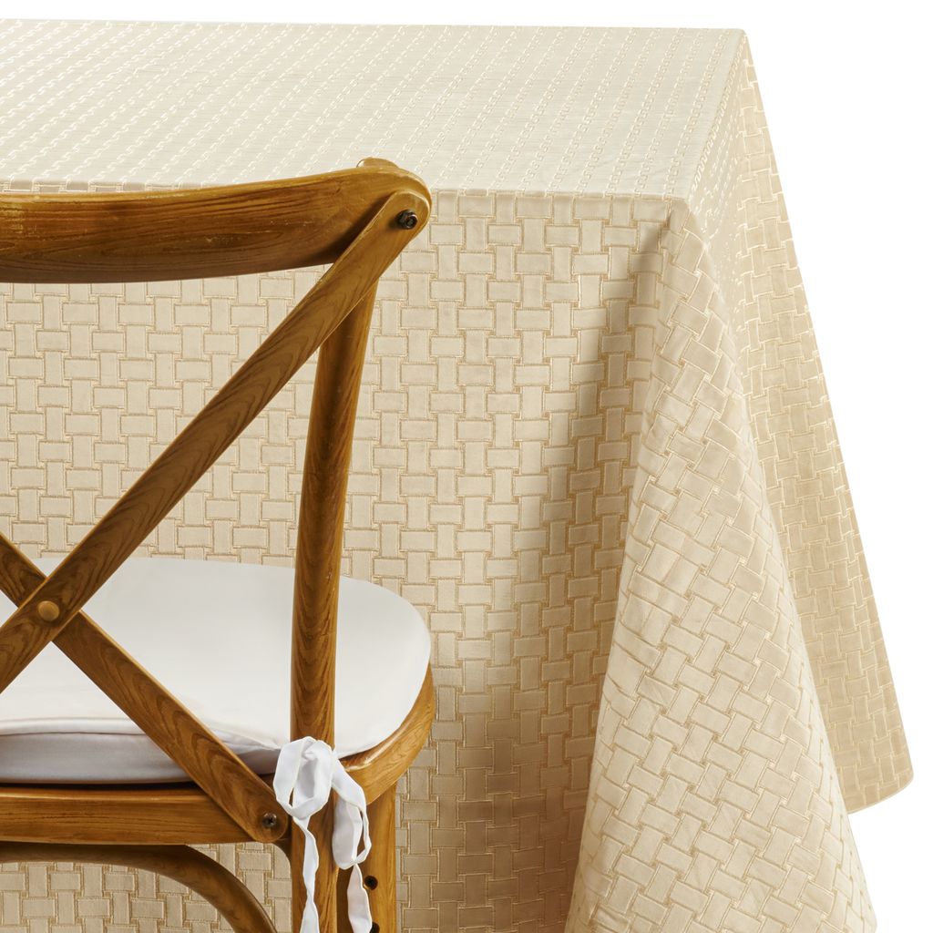 Taupe Velvet Basketweave