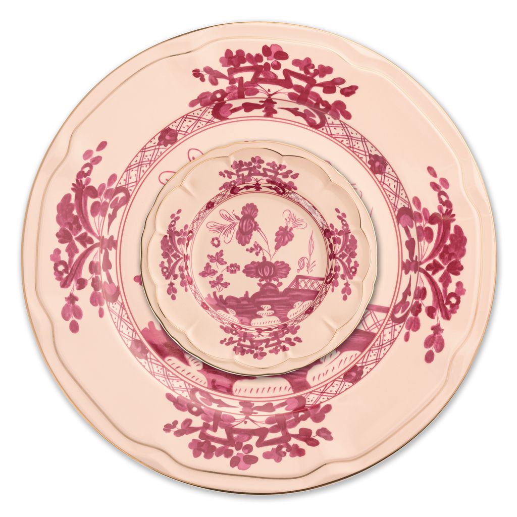 Peach Oriente Bread Plate